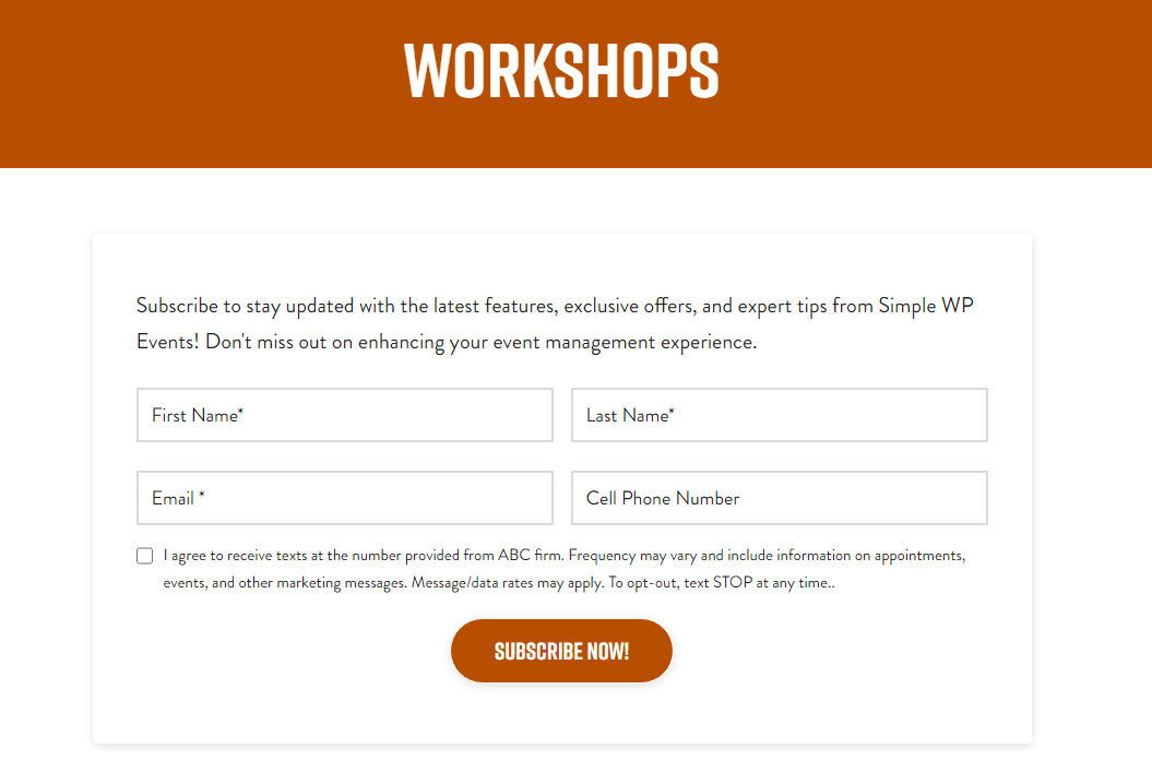 Workshops Archive Page