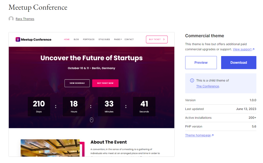  best event themes for wordpress
