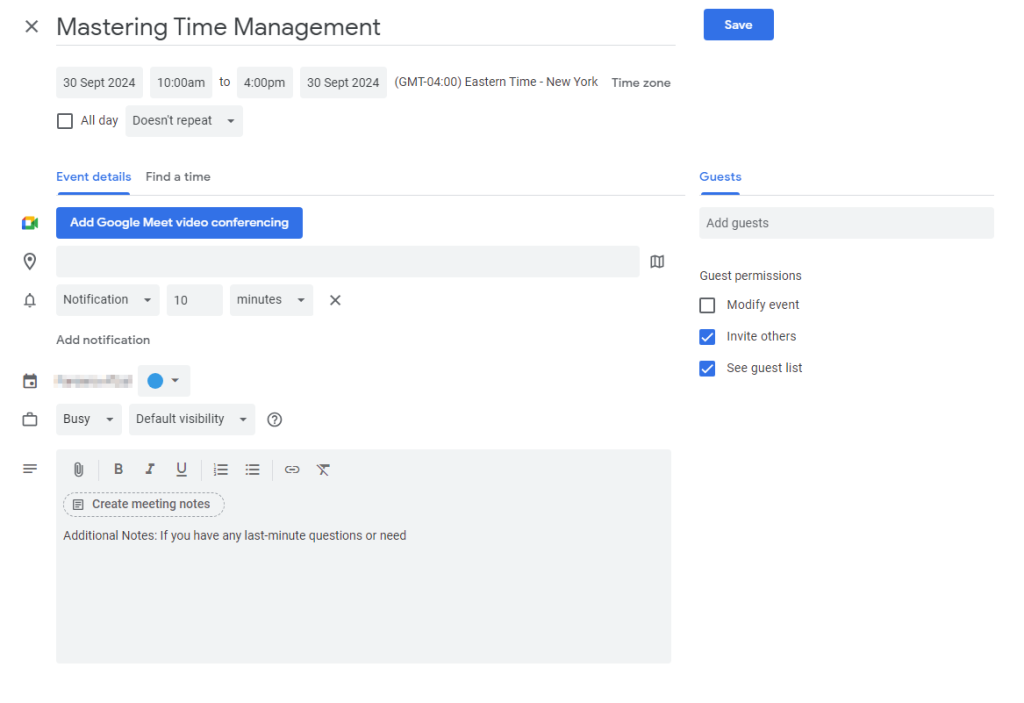 how to add events to google calendar