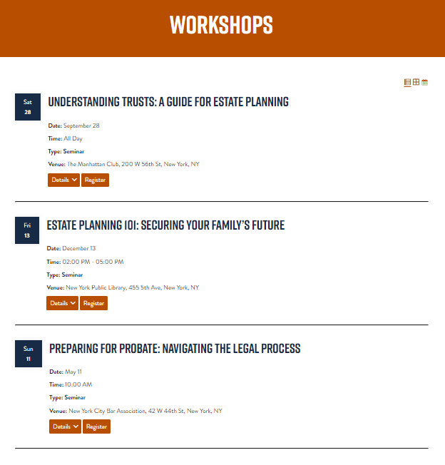 5. Publish and Share Your Event 