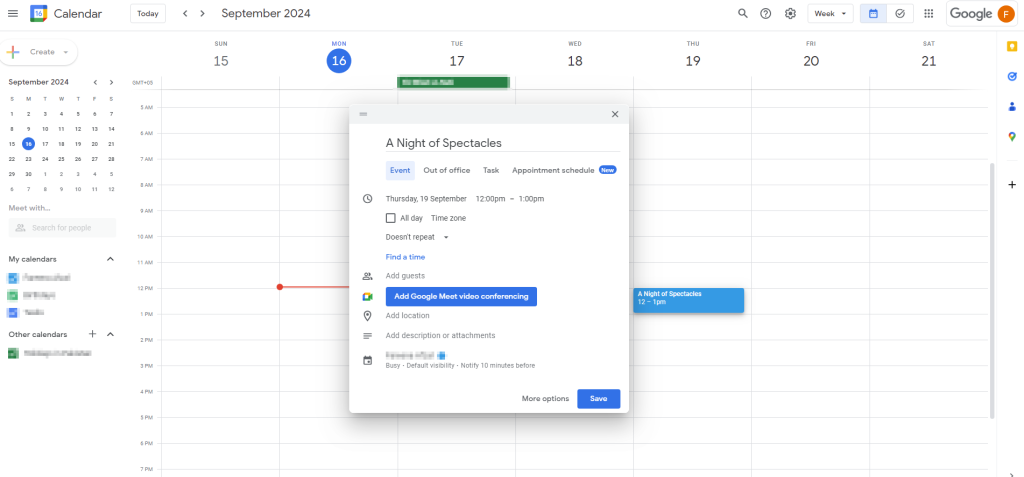 Step 2: Create a New Event