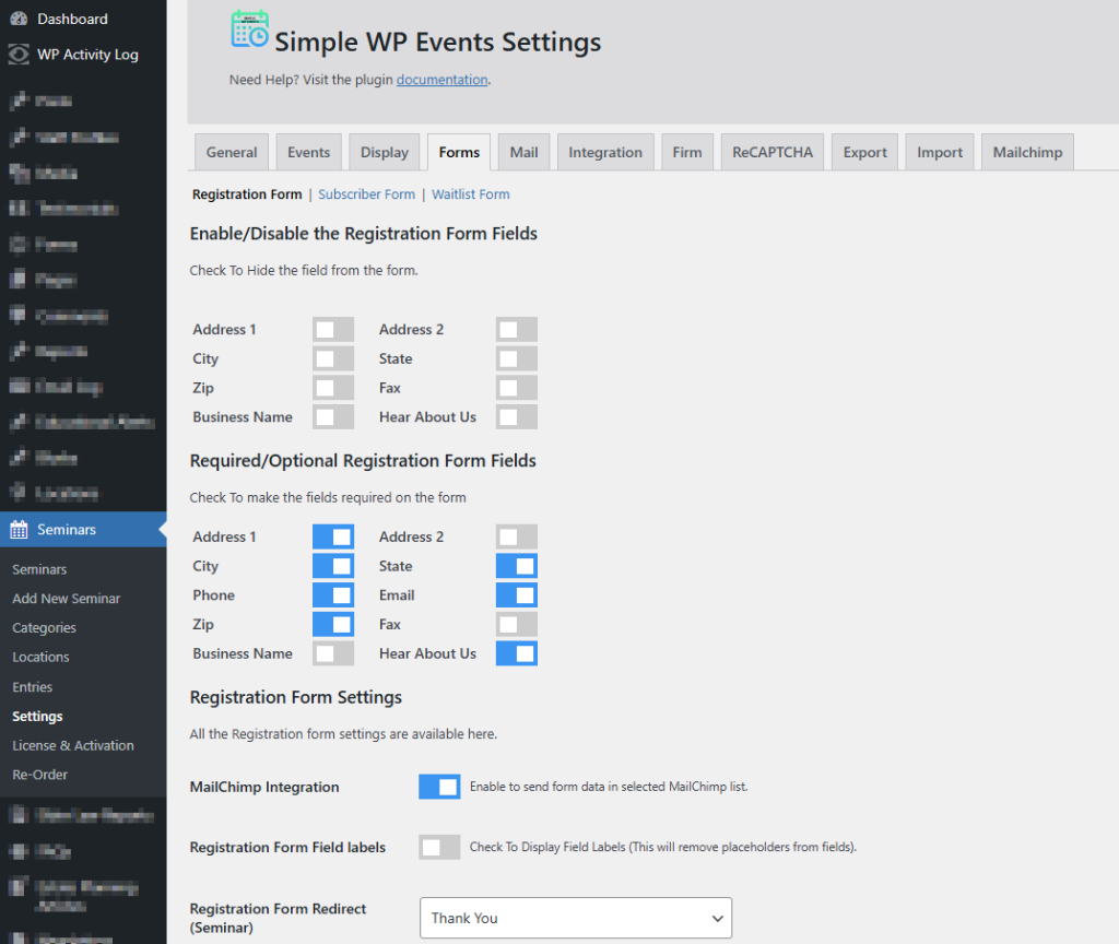Step 4: Set Up the Registration Page