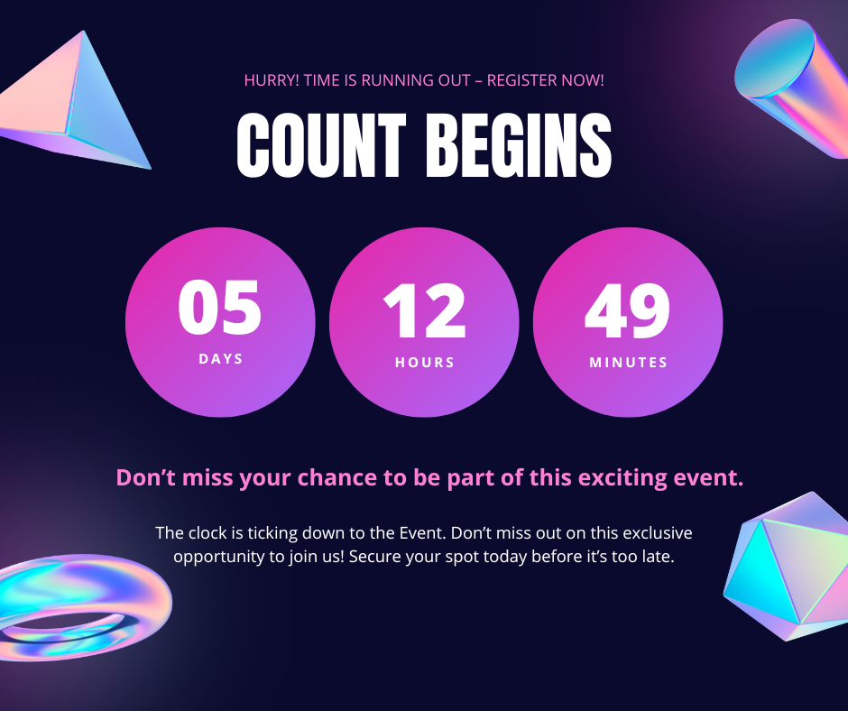2. The Countdown Timer Template Event Landing Page Templates