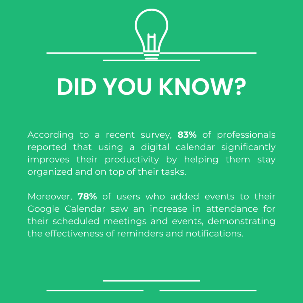 2. Benefits of Syncing Your Upcoming Events with Google Calendar