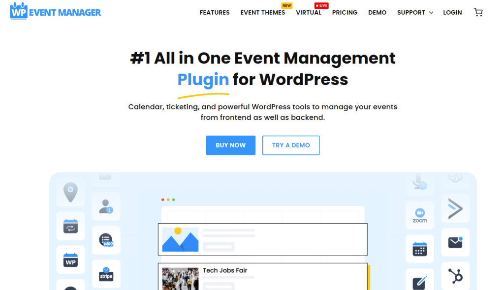 5. WP Event Manager WooCommerce events calendar